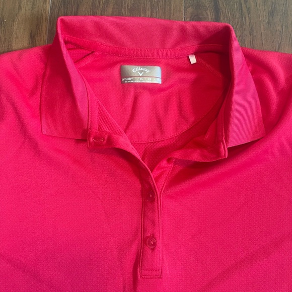 Pink XL Callaway collared golfing shirt - Picture 3 of 5